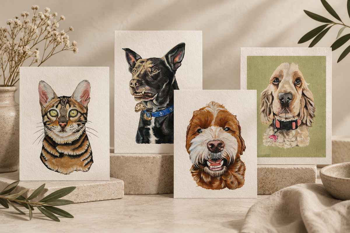 Hand-painted-pet-portraits