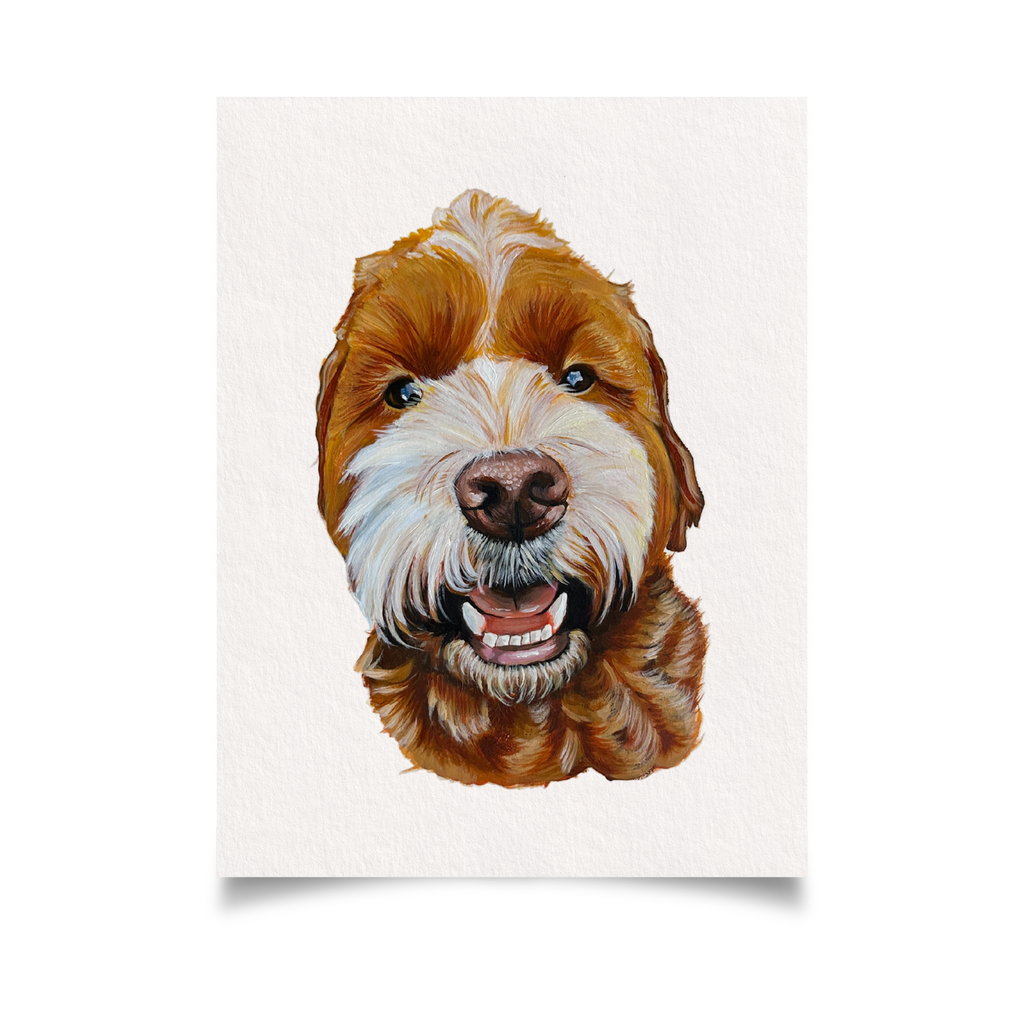 Hand Painted Pet Portrait