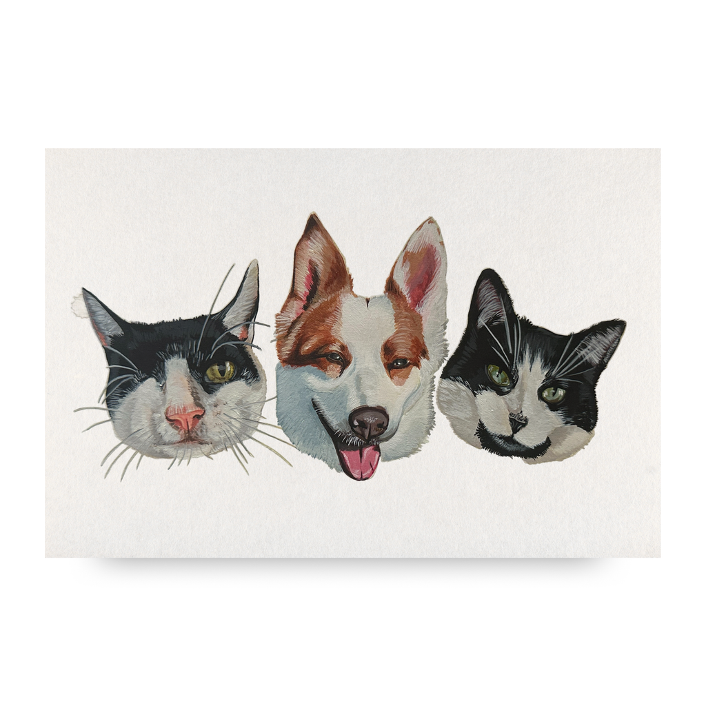 Hand Painted Pet Portrait